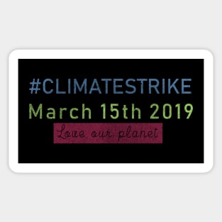 #ClimateStrike March 15th 2019 Sticker